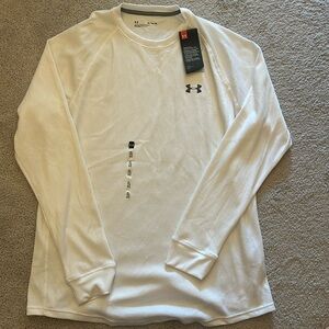 Long Sleeve White Under Armour Shirt Size XL